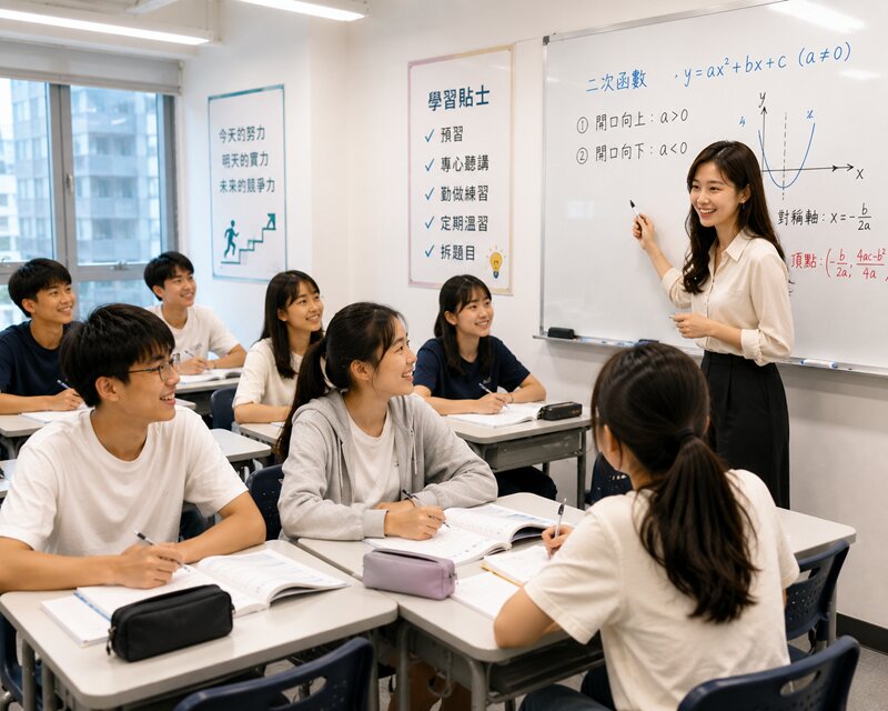 補習中心學生與導師